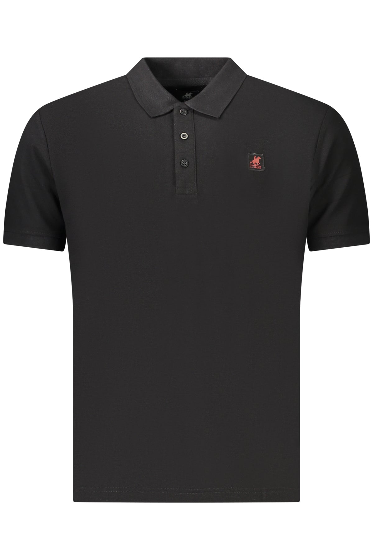 U.S. GRAND Us Grand Polo Short Sleeve Men's Black AU03196ALVAR