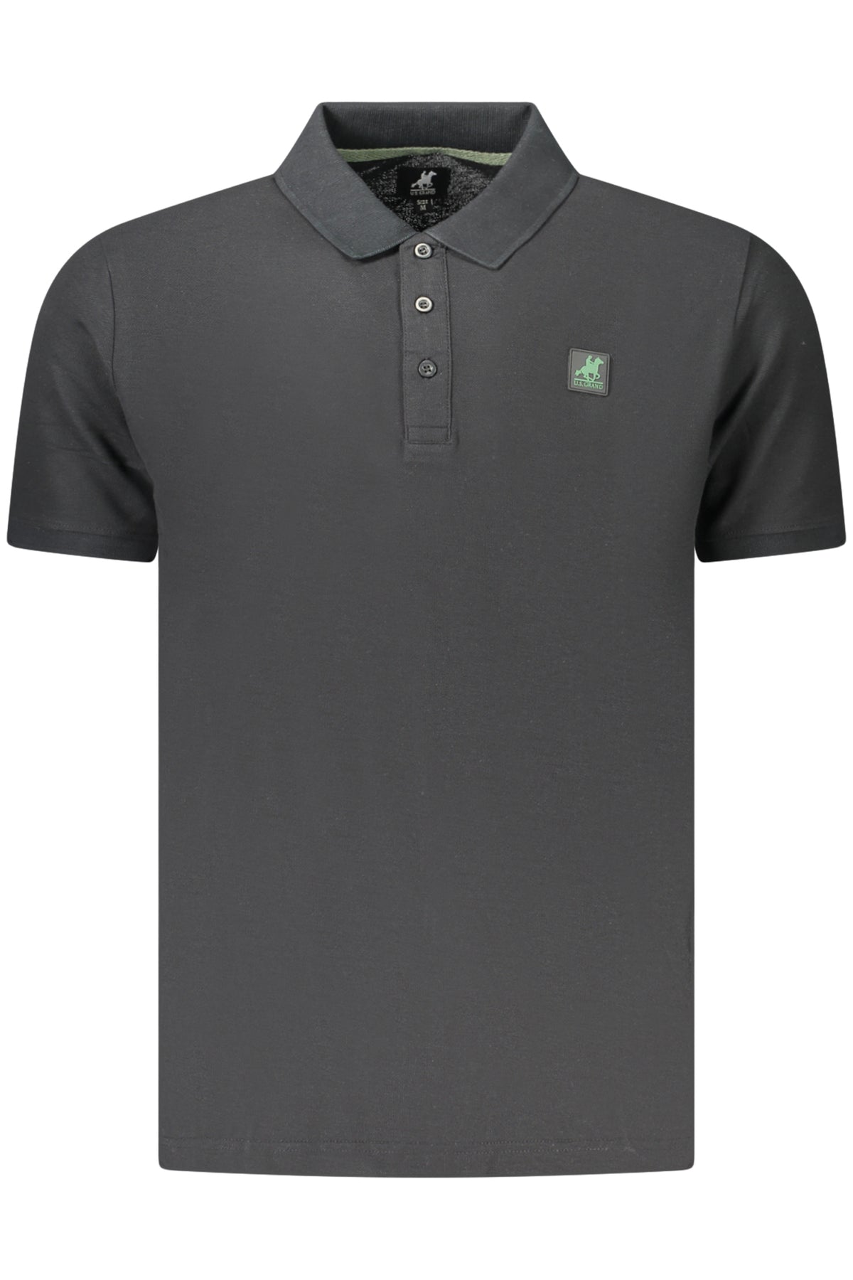 U.S. GRAND Us Grand Polo Short Sleeve Men's Black AU03204FRANK