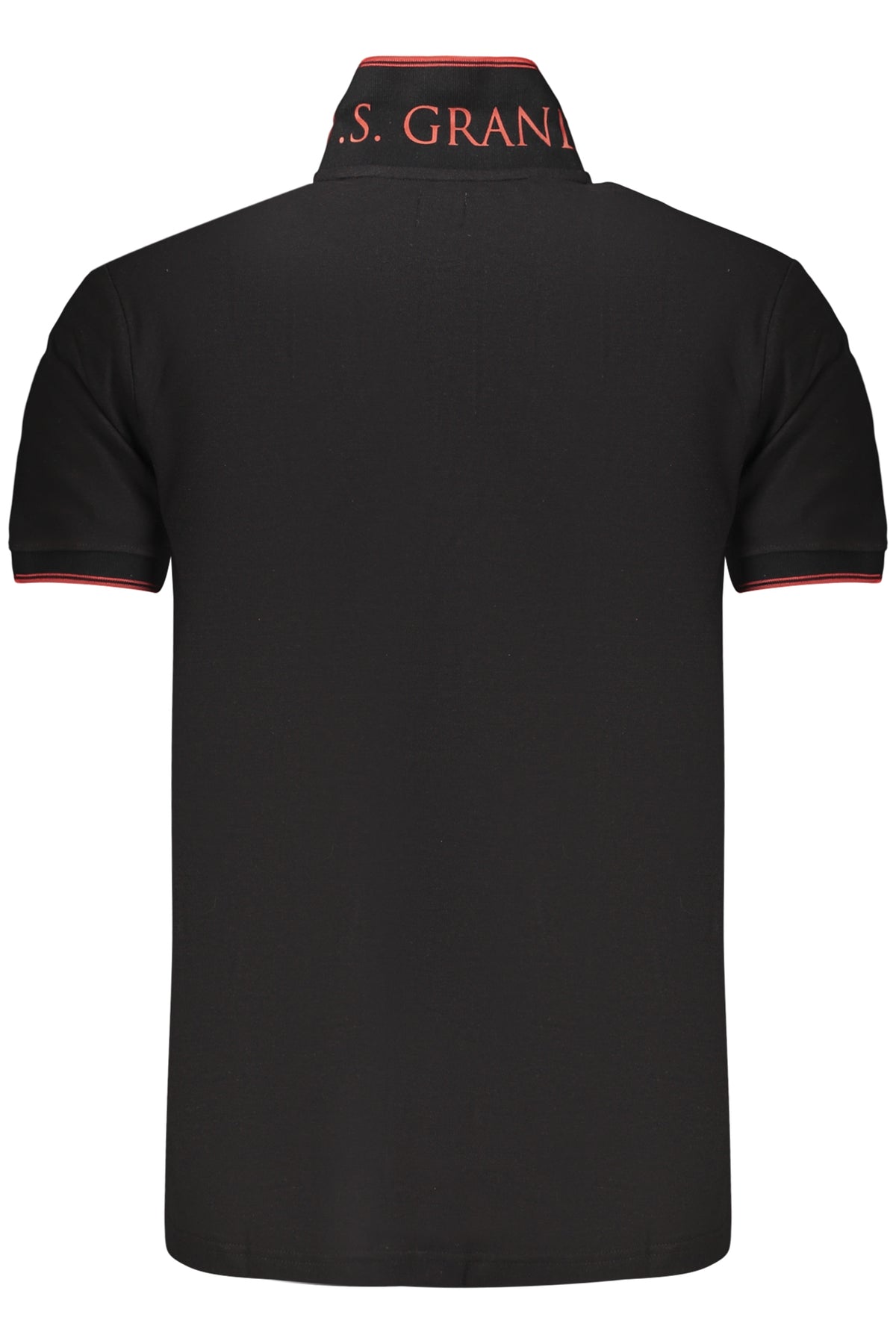 U.S. GRAND Us Grand Polo Short Sleeve Men's Black AU03198STEVEN