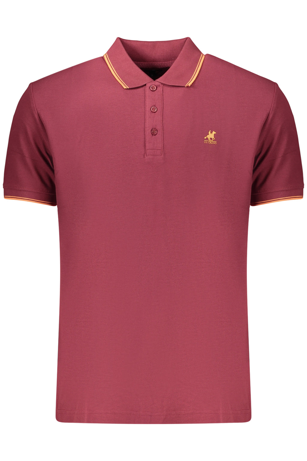 US GRAND MEN'S SHORT-SLEEVE POLO SHIRT RED