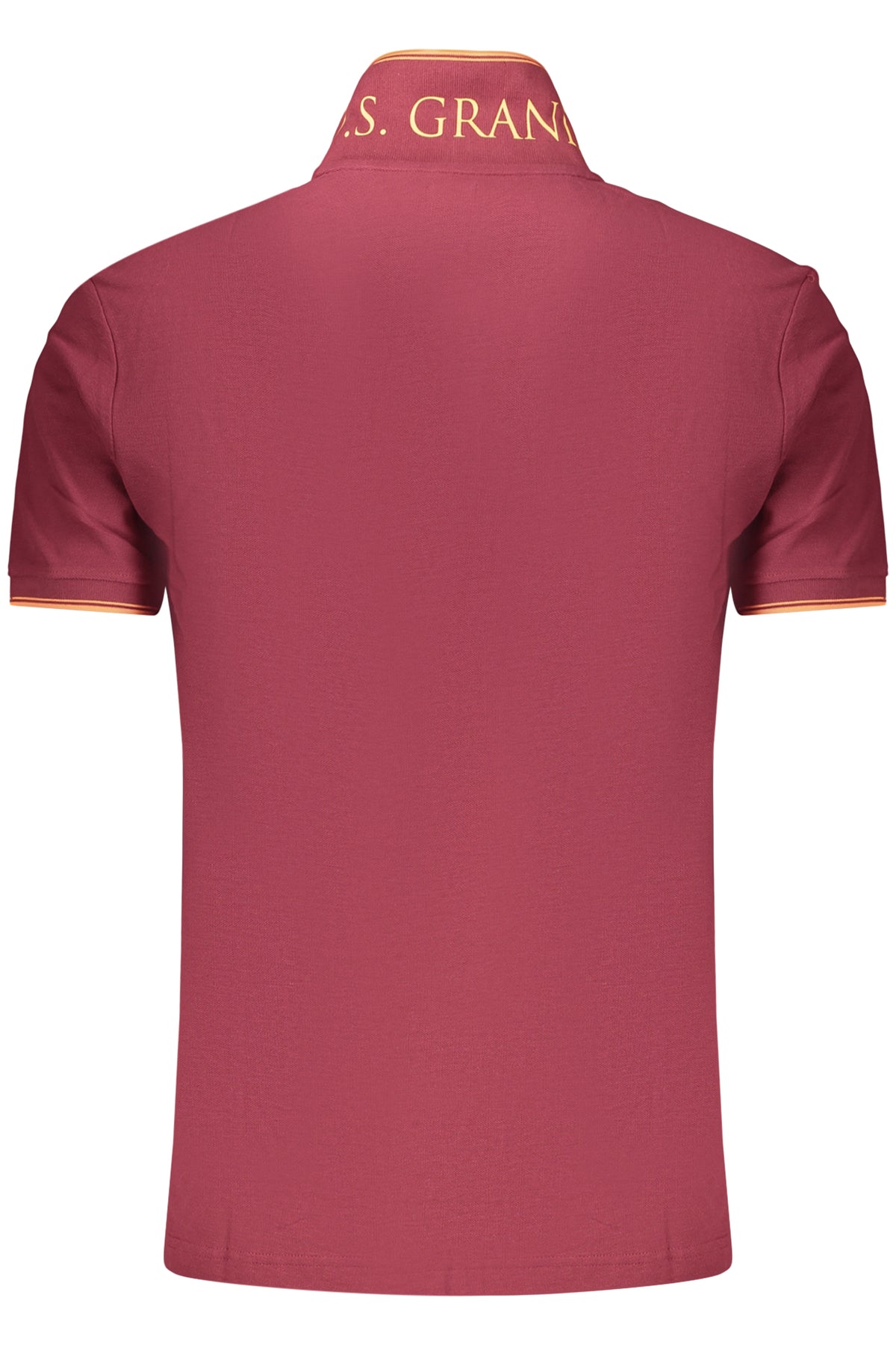 U.S. GRAND Us Grand Men's Short-sleeve Polo Shirt Red AU03198STEVEN