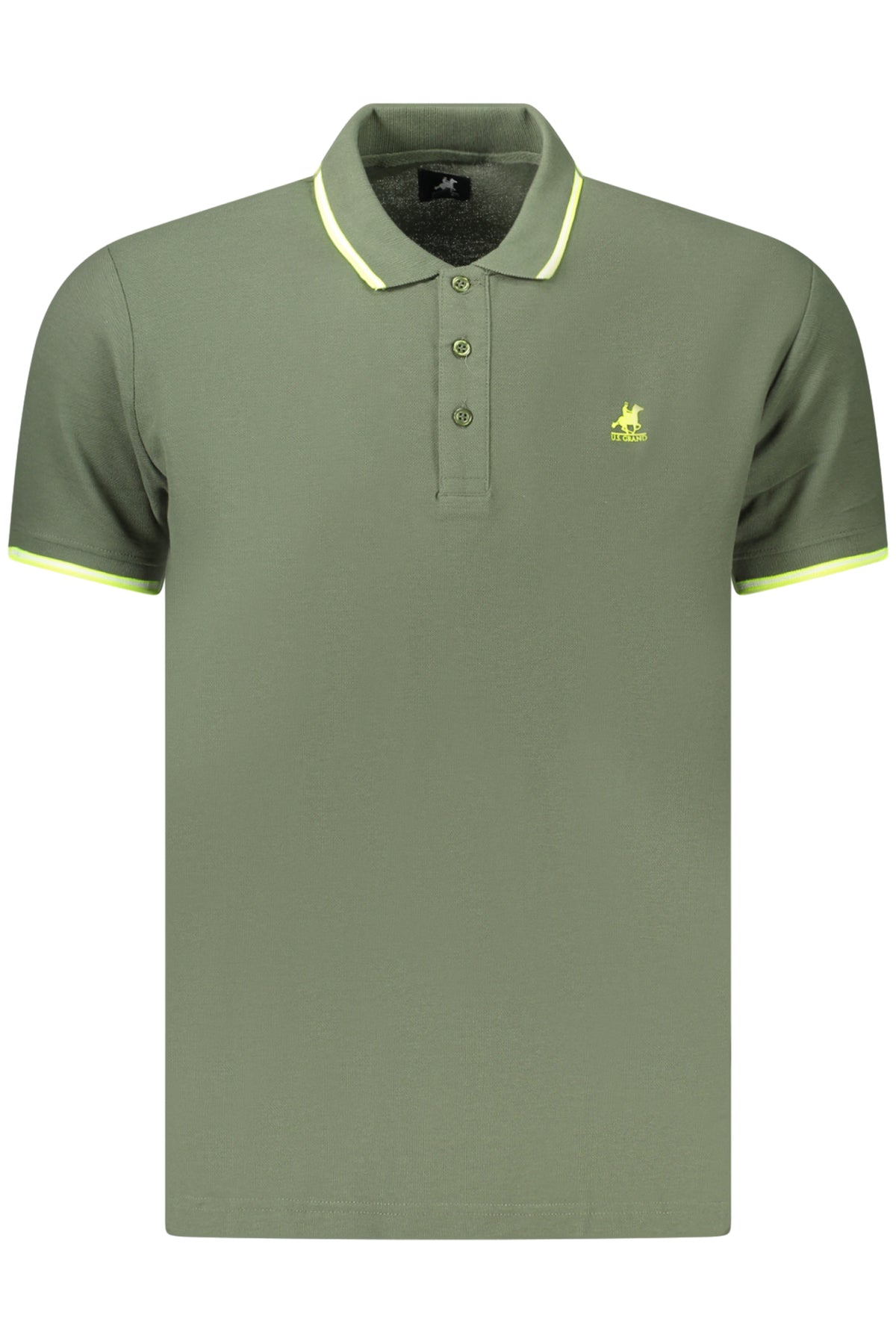 U.S. GRAND Us Grand Polo Short Sleeve Men's Green AU03199ALFREDO
