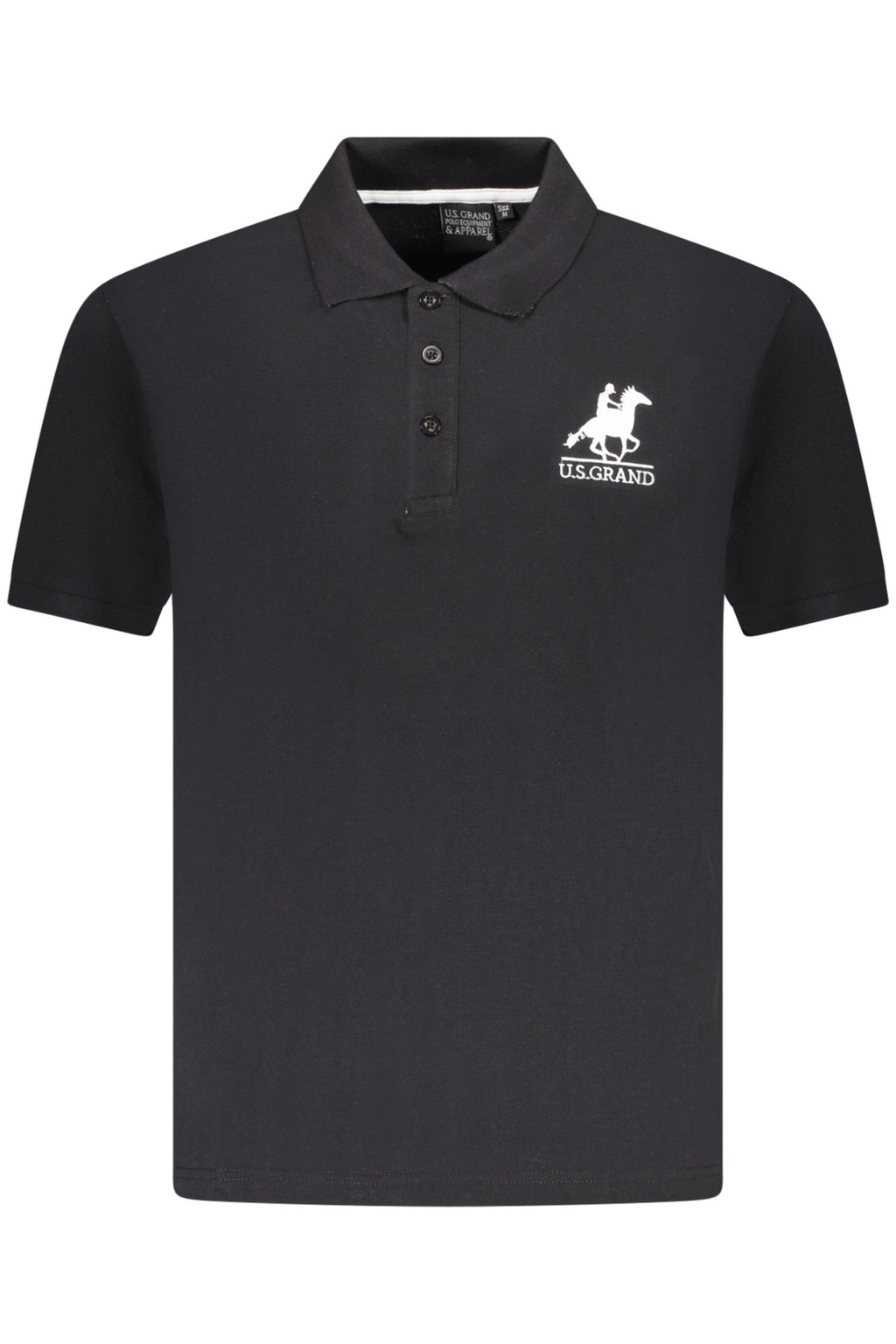 US GRAND POLO SHORT SLEEVE MEN'S BLACK