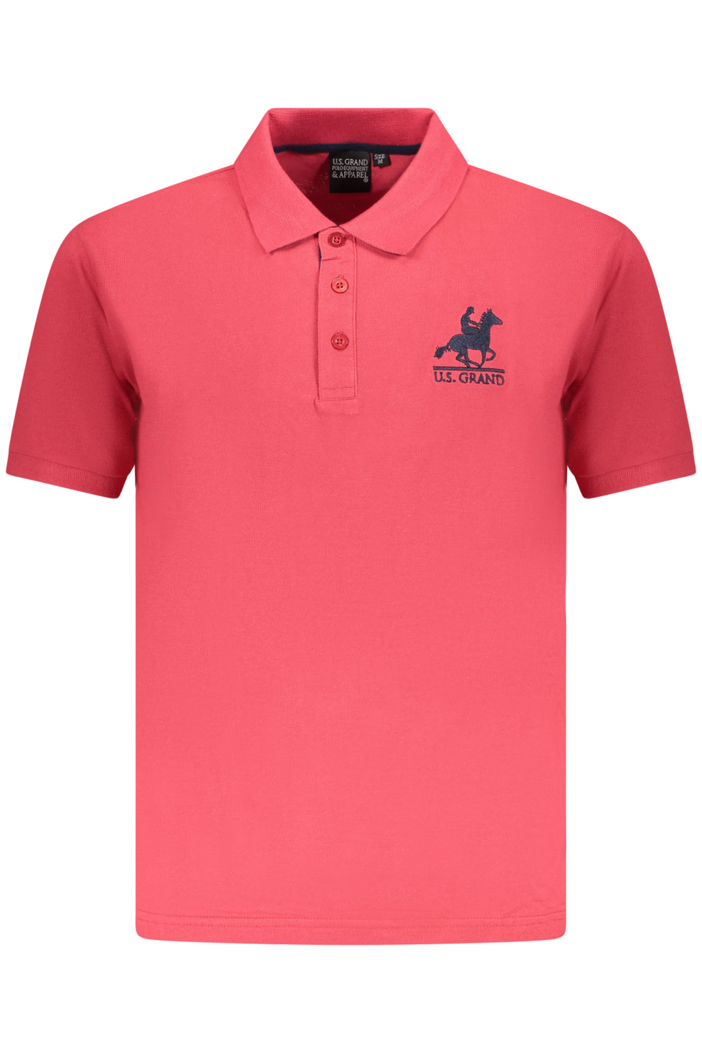 US GRAND MEN'S SHORT-SLEEVE POLO SHIRT RED