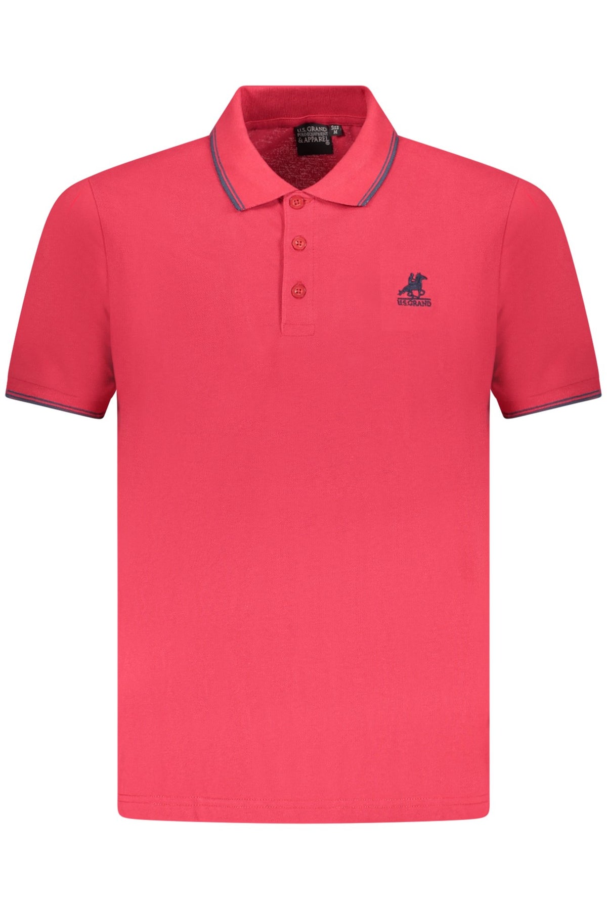 US GRAND MEN'S SHORT-SLEEVE POLO SHIRT RED