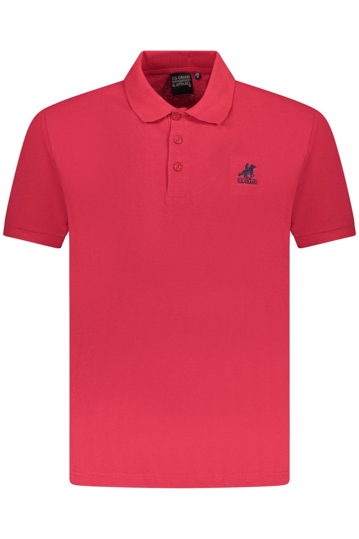 US GRAND MEN'S SHORT-SLEEVE POLO SHIRT RED