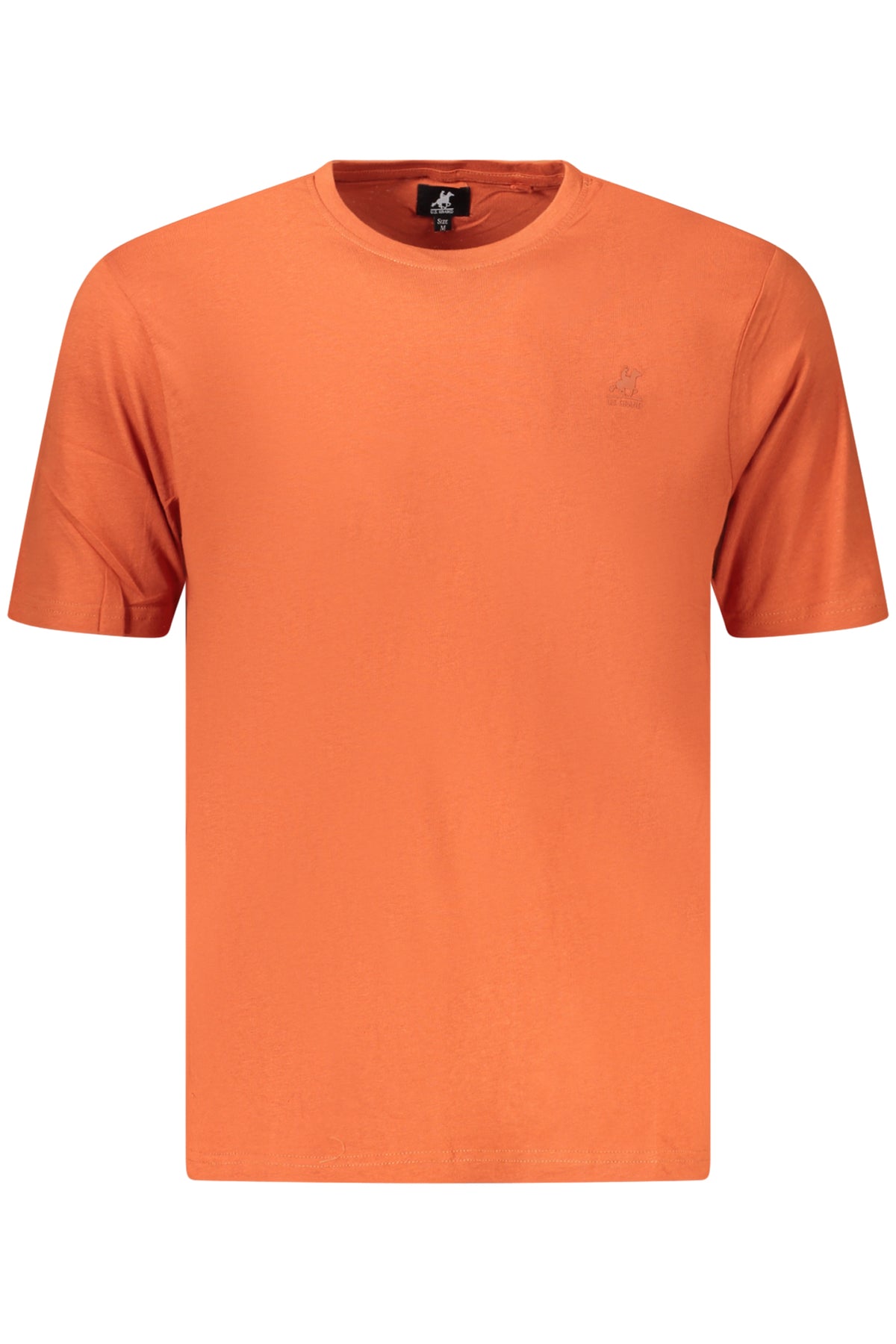U.S. GRAND Us Grand Men's Short-sleeve T-shirt Orange AU03183ADRIEL