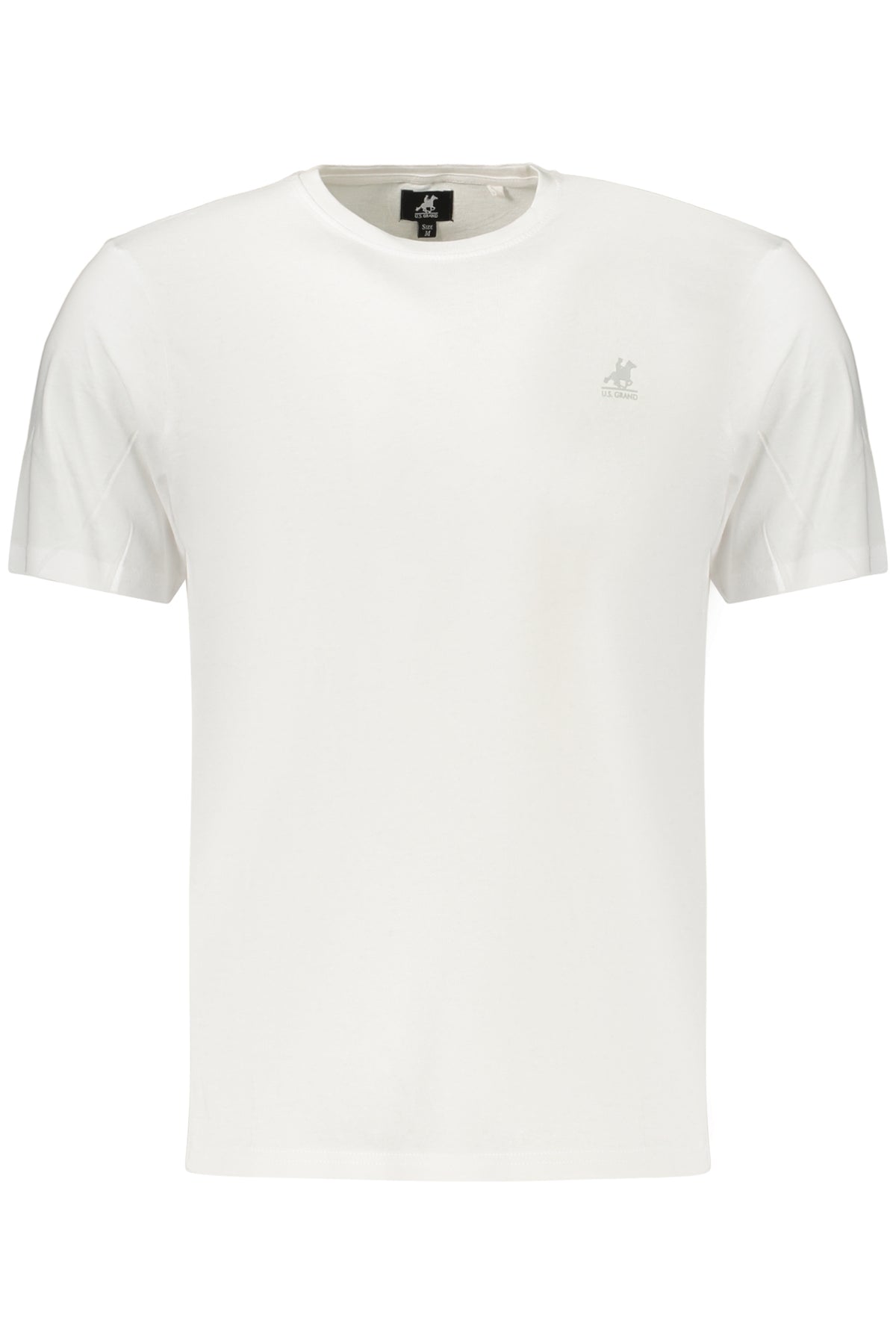 U.S. GRAND Us Grand Men's Short-sleeve T-shirt White AU03183ADRIEL