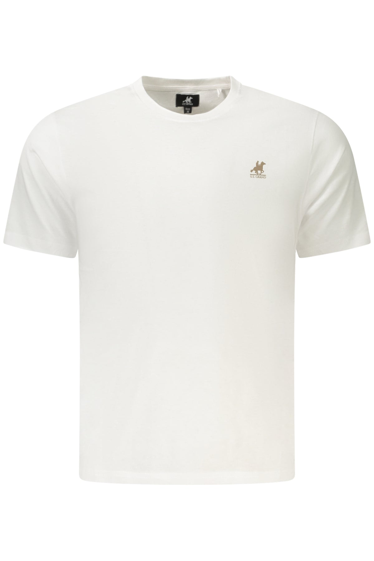 U.S. GRAND Us Grand Men's Short-sleeve T-shirt White AU03194BONZO