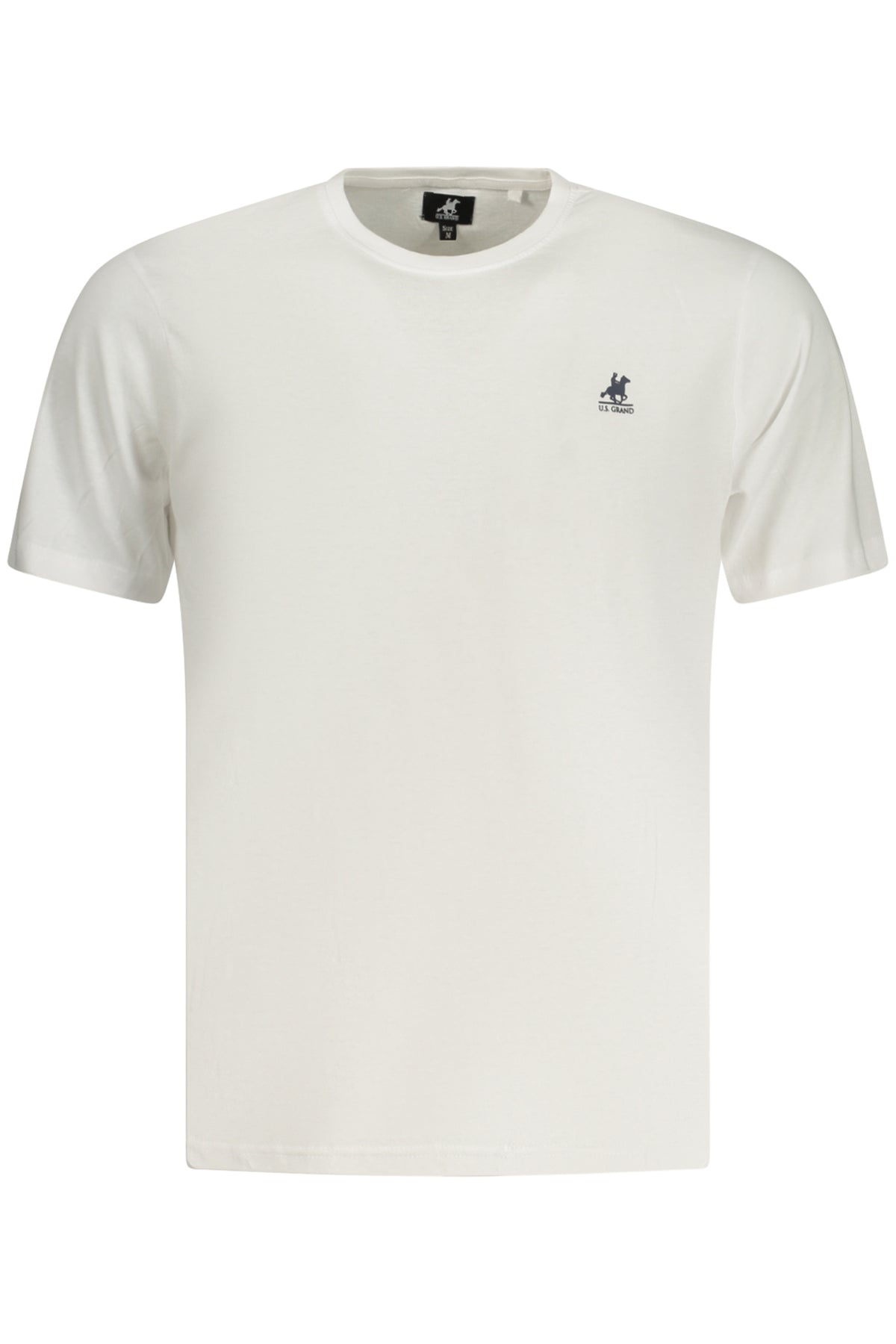 U.S. GRAND Us Grand Men's Short-sleeve T-shirt White AU03182LONNY
