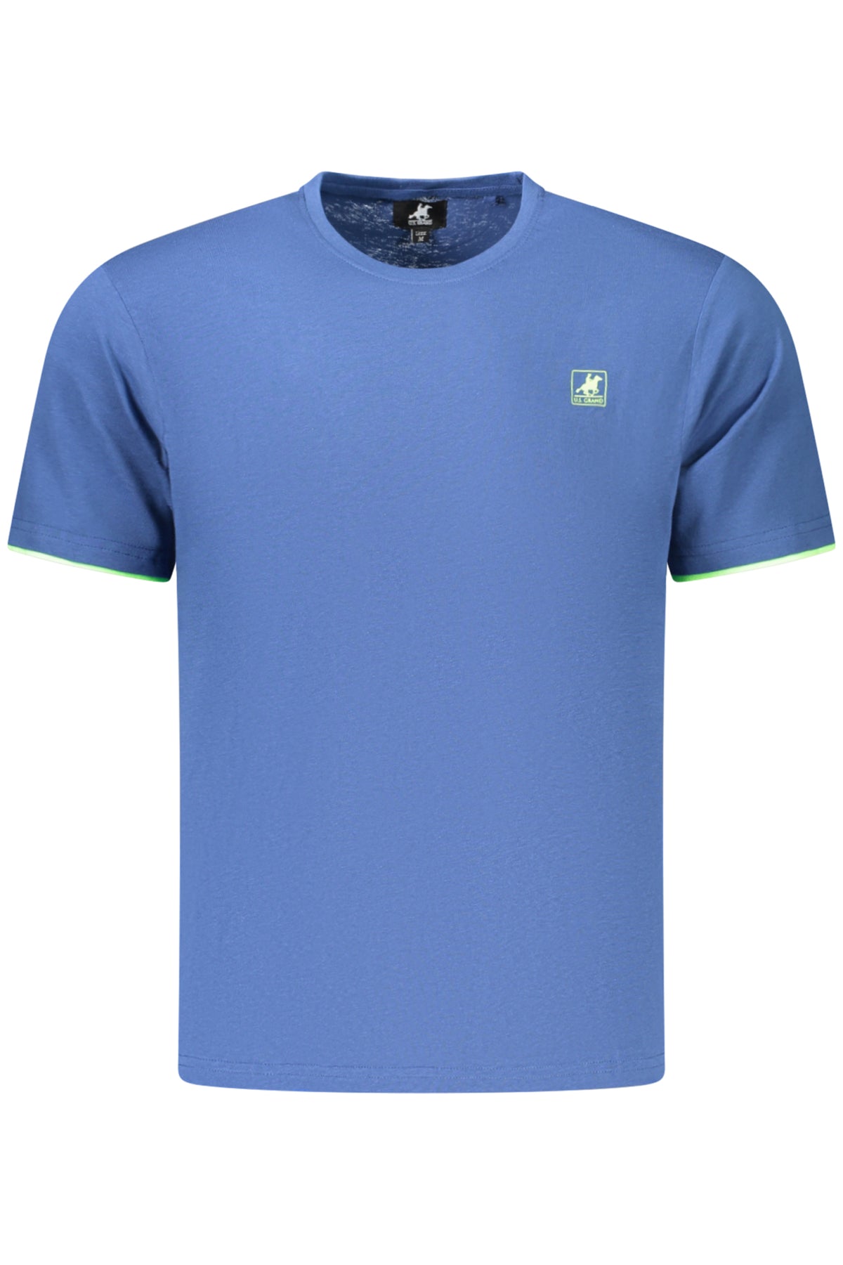 U.S. GRAND Us Grand Men's Short-sleeve T-shirt Blue AU03185DARYL