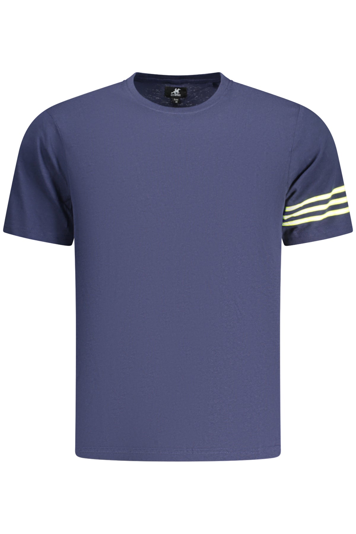 U.S. GRAND Us Grand Men's Short-sleeve T-shirt Blue AU03195KUTRIS