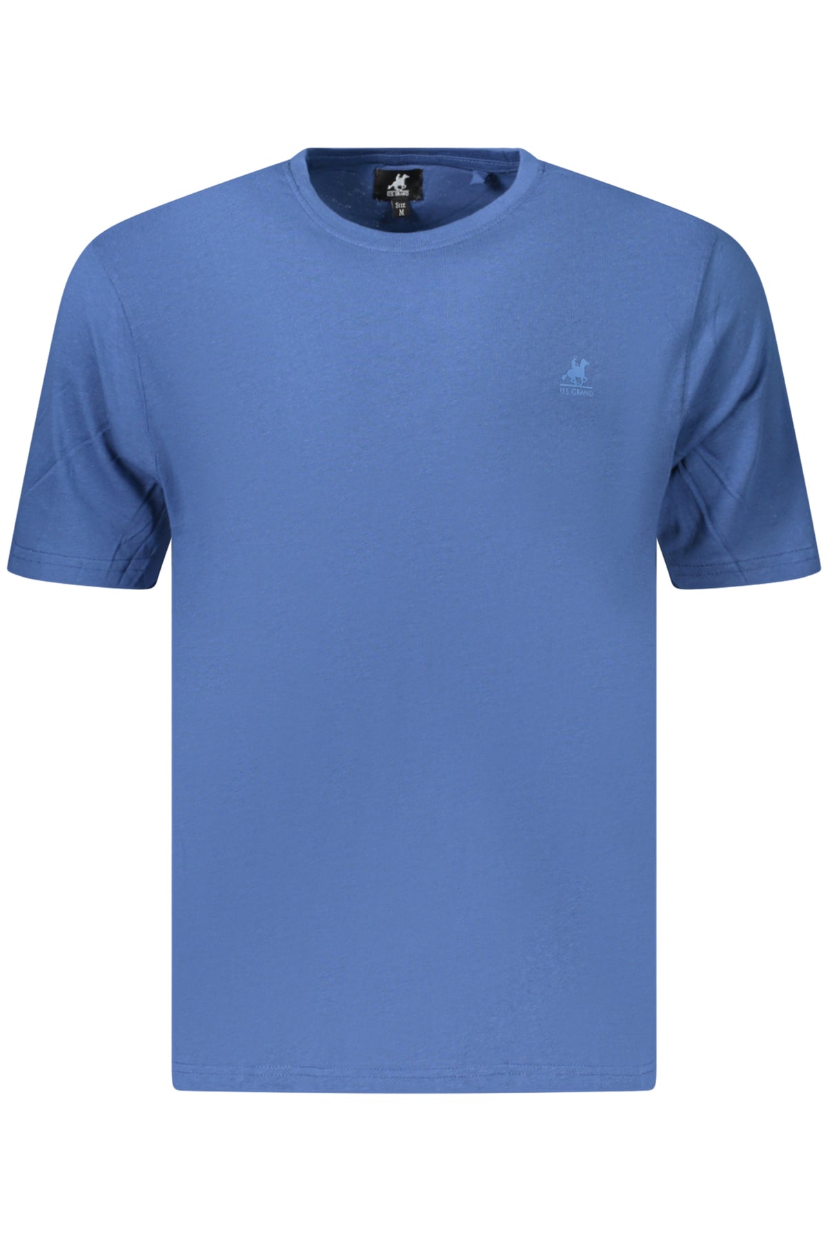 U.S. GRAND Us Grand Men's Short-sleeve T-shirt Blue AU03183ADRIEL