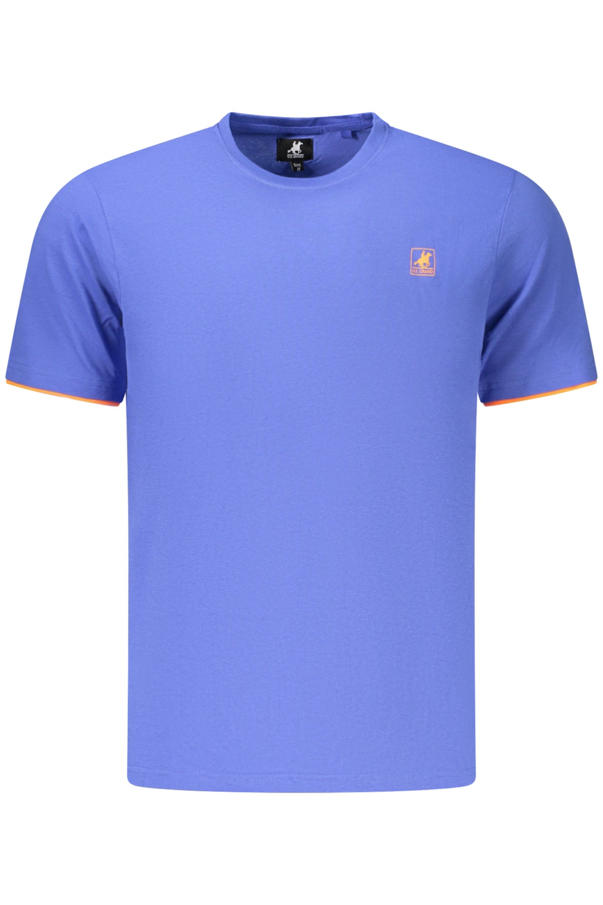 U.S. GRAND Us Grand Men's Short-sleeve T-shirt Blue AU03185DARYL