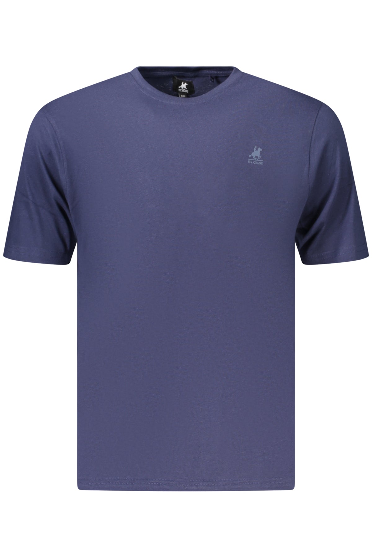 U.S. GRAND Us Grand Men's Short-sleeve T-shirt Blue AU03183ADRIEL