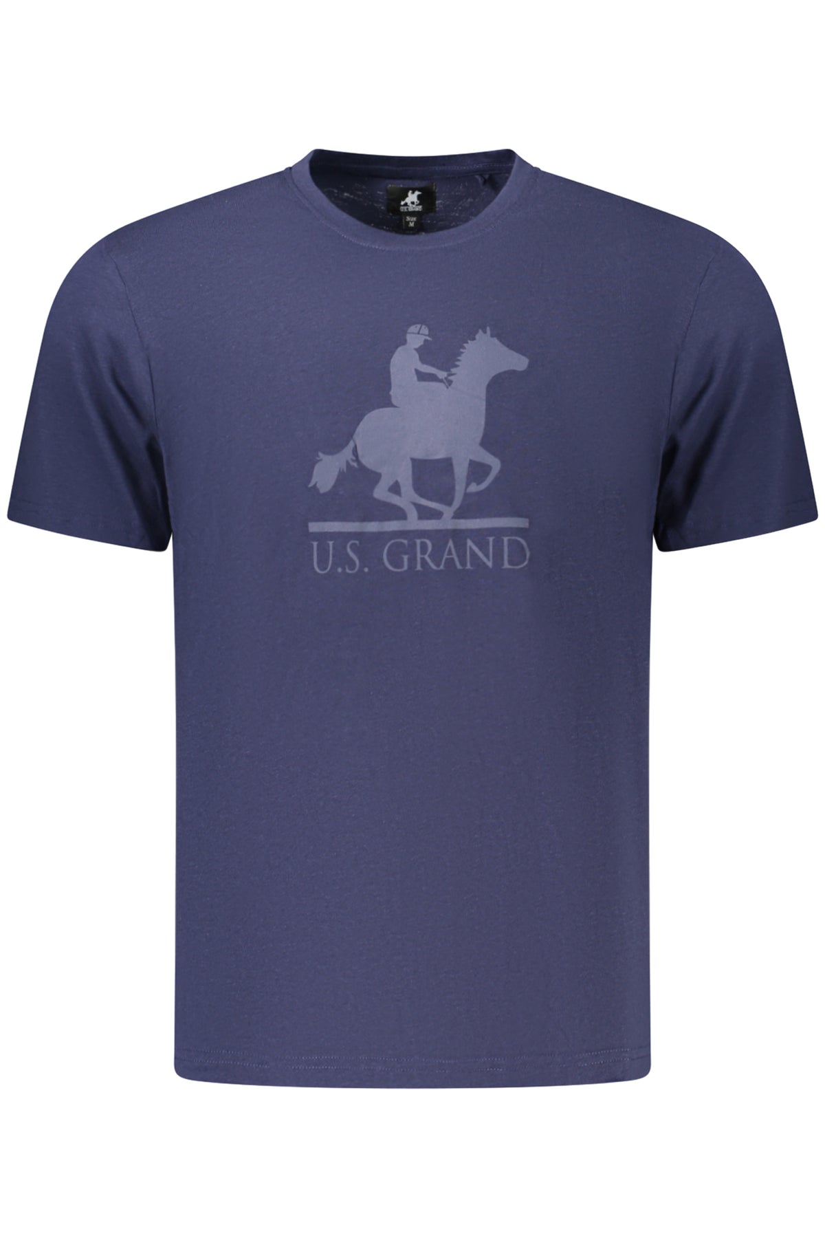 U.S. GRAND Us Grand Men's Short-sleeve T-shirt Blue AU03186FOSCO