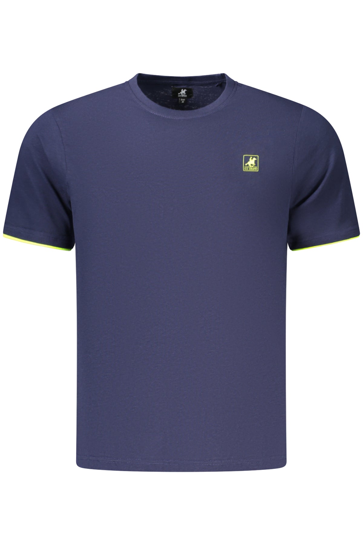U.S. GRAND Us Grand Men's Short-sleeve T-shirt Blue AU03185DARYL