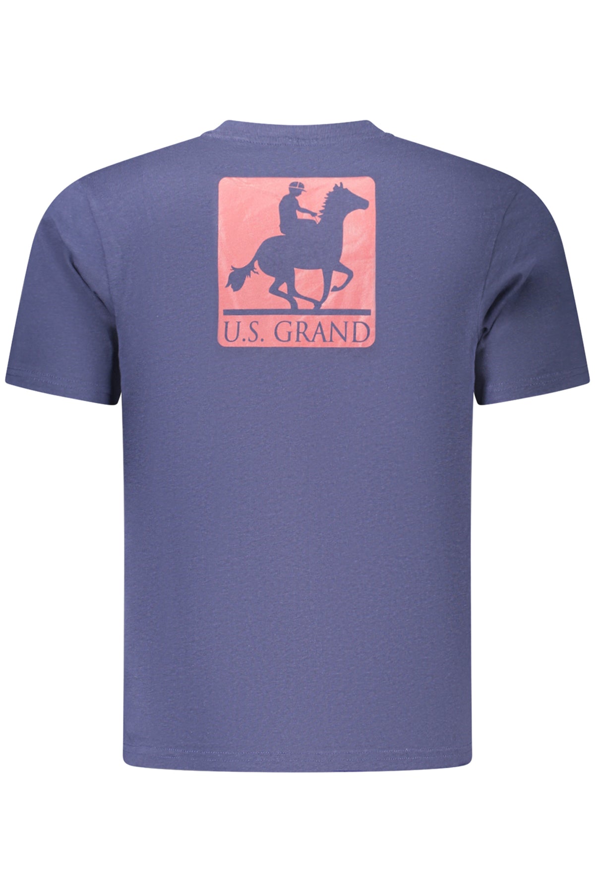 U.S. GRAND Us Grand Men's Short-sleeve T-shirt Blue AU03194BONZO