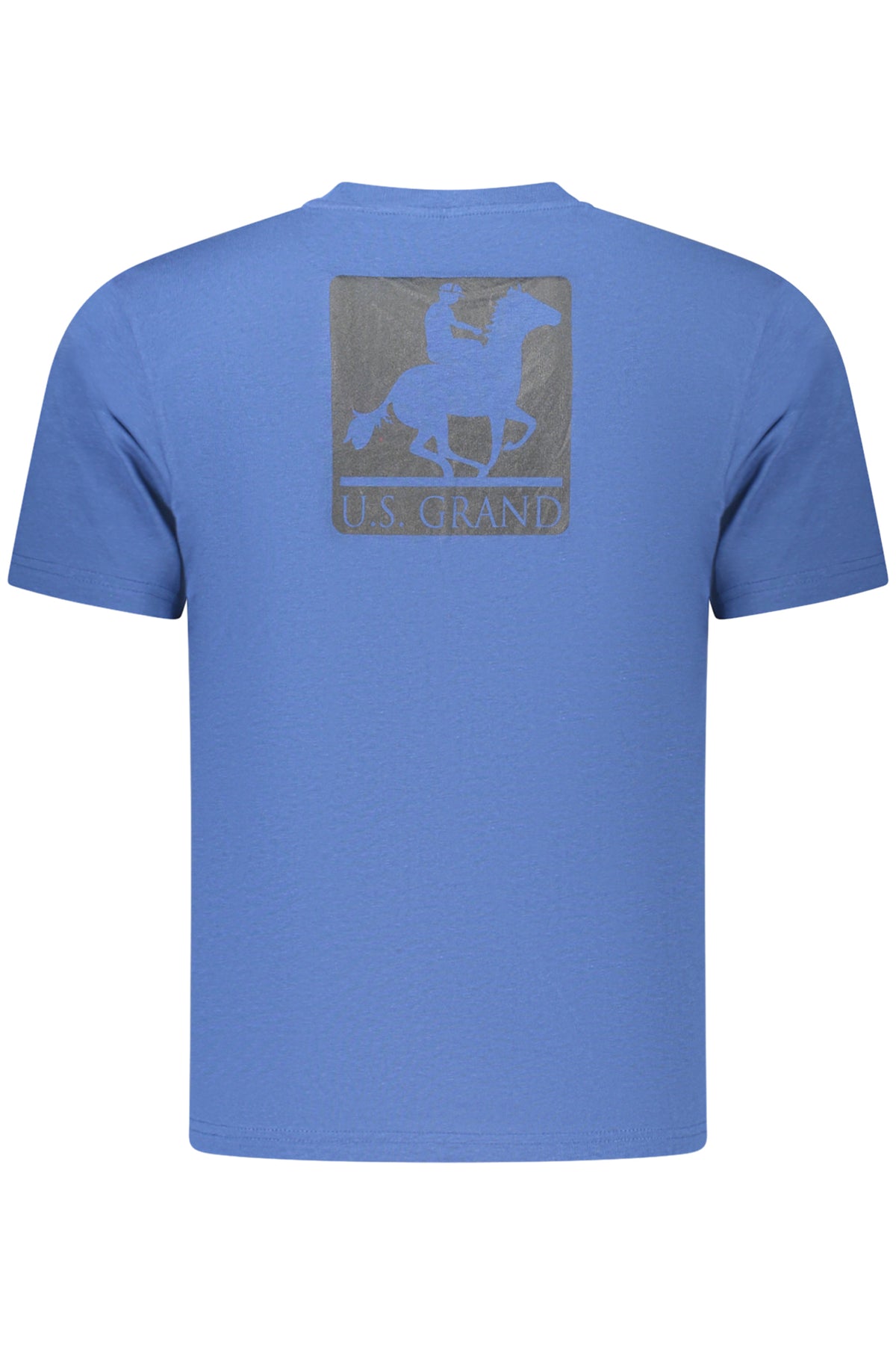 U.S. GRAND Us Grand Men's Short-sleeve T-shirt Blue AU03194BONZO