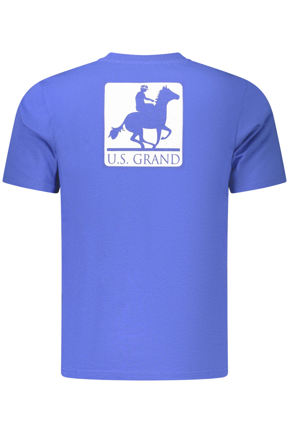 U.S. GRAND Us Grand Men's Short-sleeve T-shirt Blue AU03194BONZO