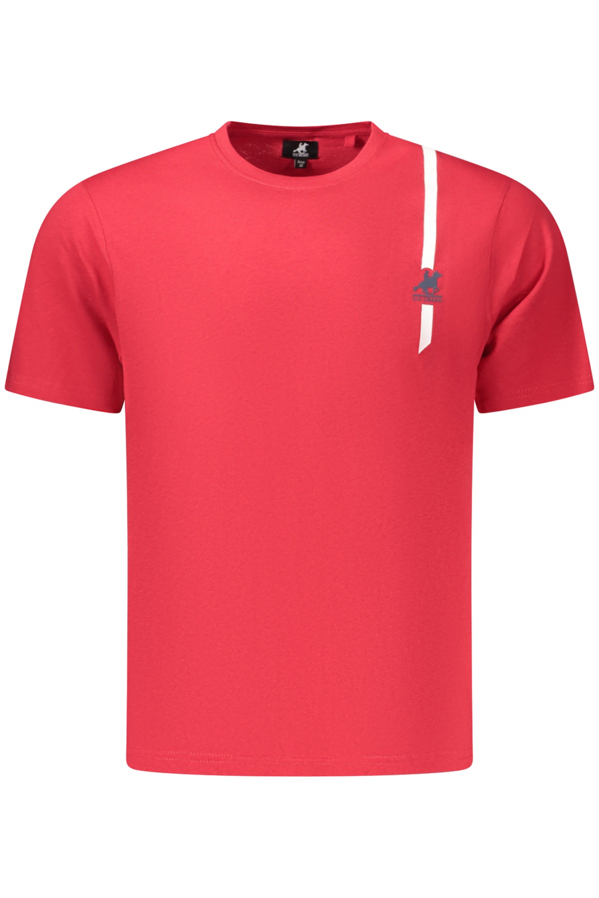 U.S. GRAND Us Grand Men's Short-sleeved Red T-shirt AU03193ZACK