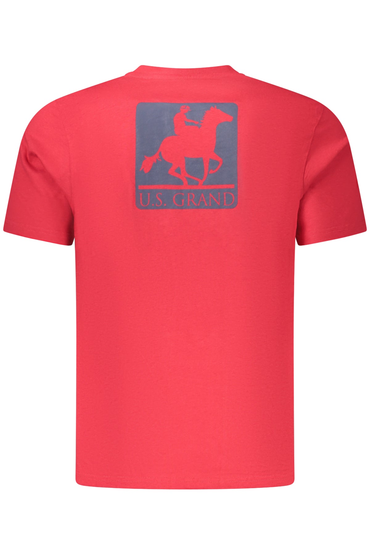 U.S. GRAND Us Grand Men's Short-sleeved Red T-shirt AU03194BONZO