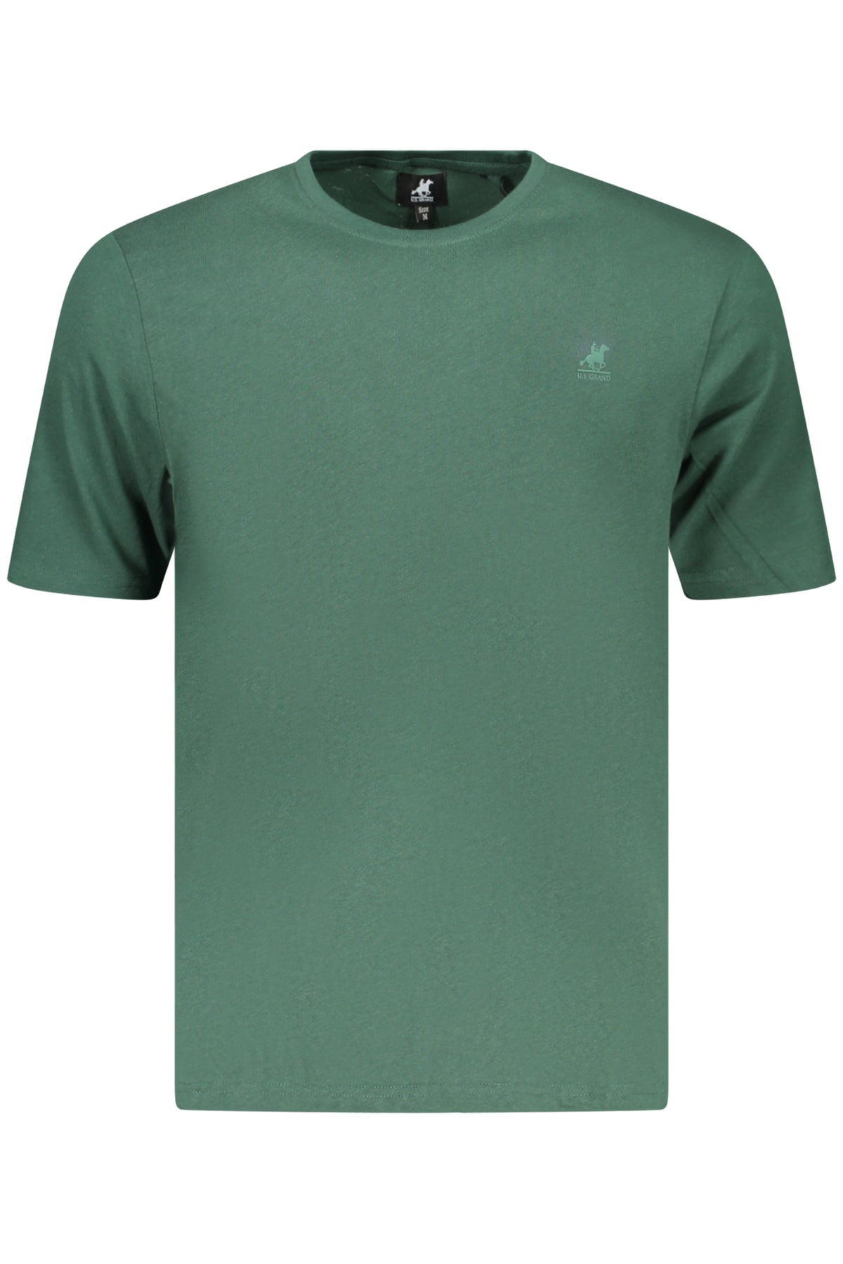 U.S. GRAND Us Grand Men's Short-sleeved Green T-shirt AU03183ADRIEL