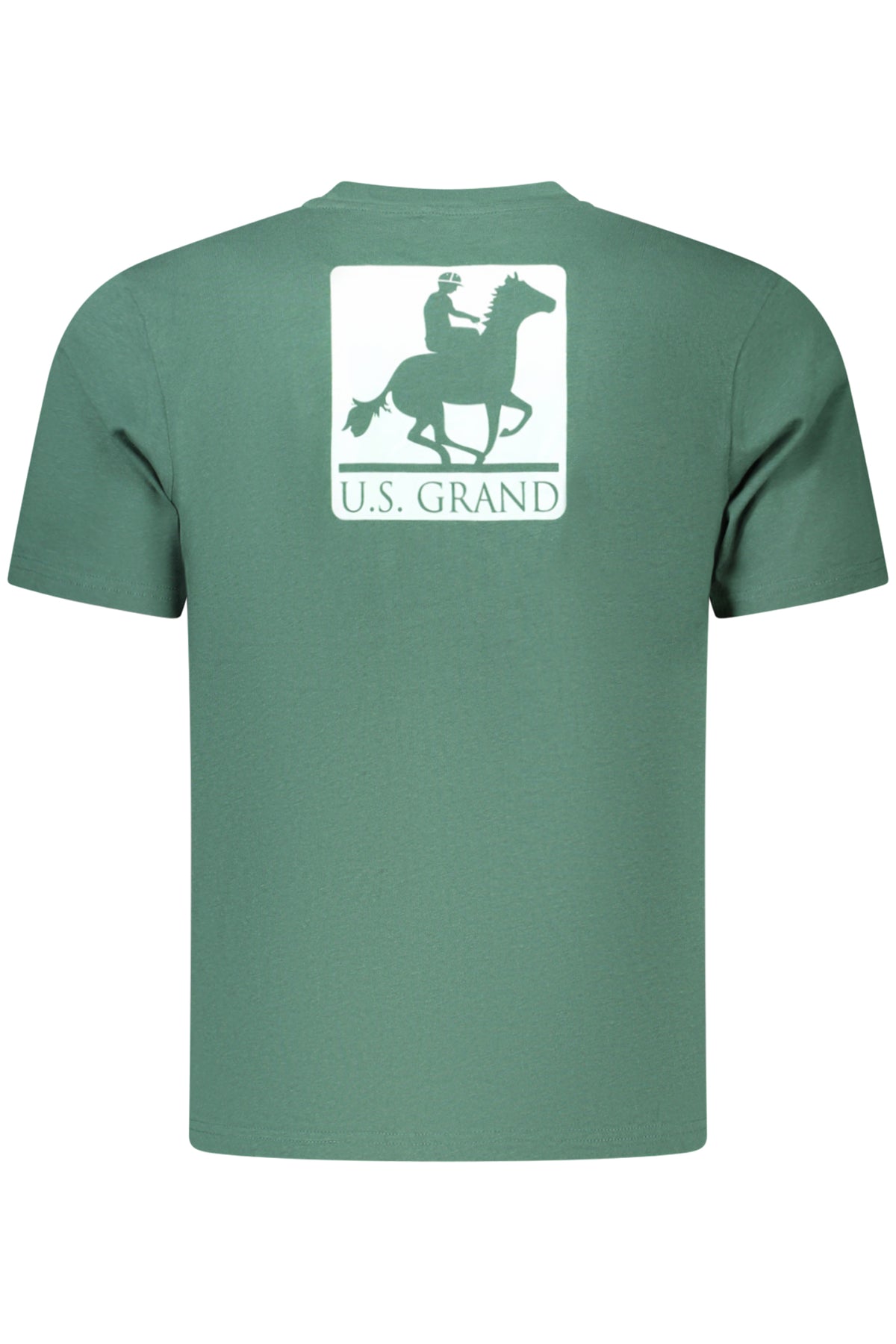 U.S. GRAND Us Grand Men's Short-sleeved Green T-shirt AU03194BONZO