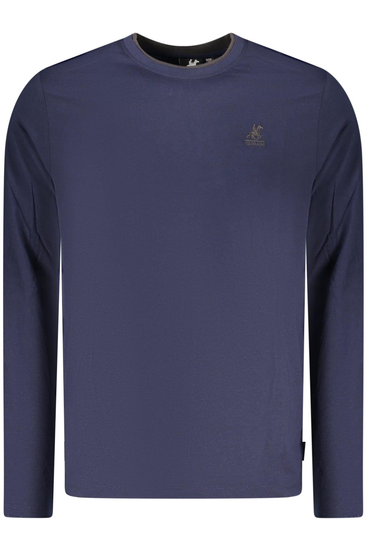 US GRAND MEN'S LONG-SLEEVED BLACK T-SHIRT