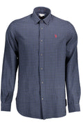 US POLO ASSN. MEN'S BLUE LONG-SLEEVED SHIRT