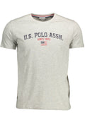 US POLO ASSN. MEN'S SHORT-SLEEVE T-SHIRT GREY