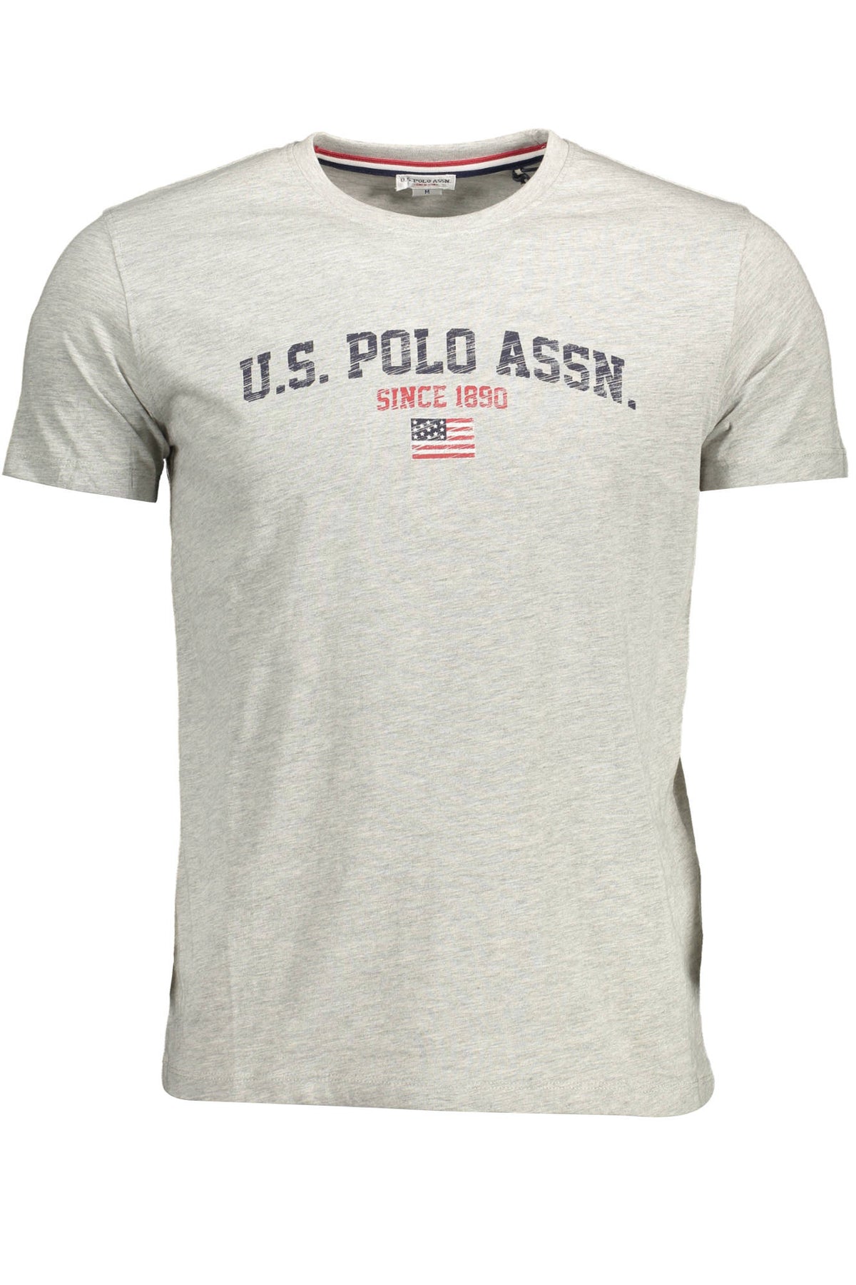 US POLO ASSN. MEN'S SHORT-SLEEVE T-SHIRT GREY