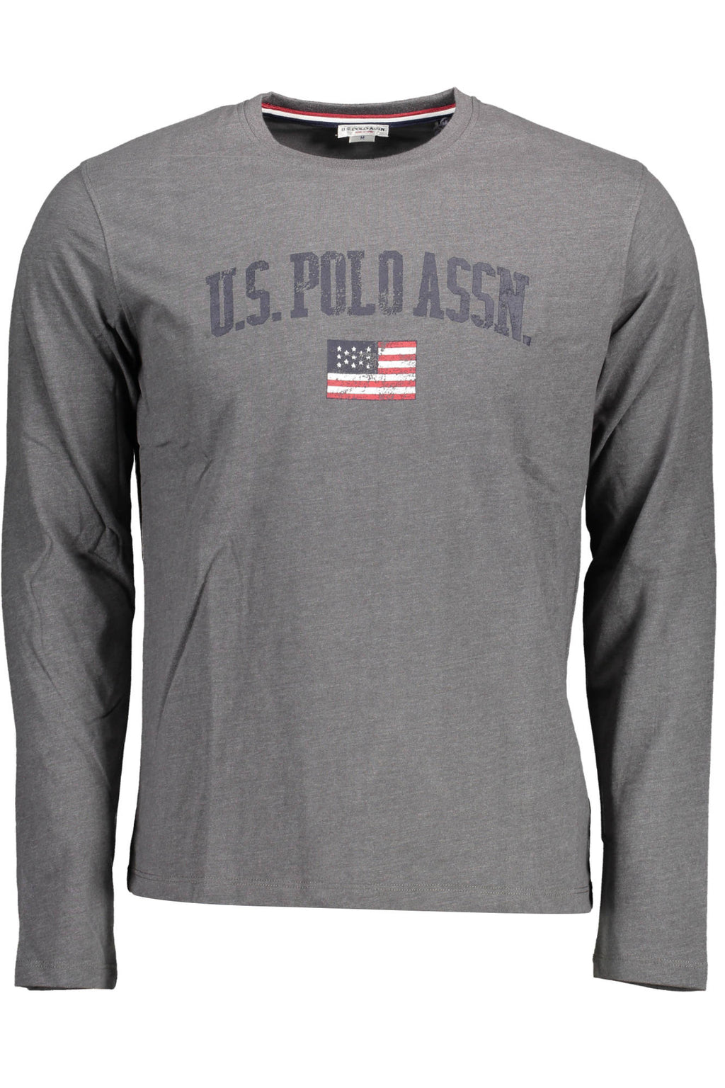 US POLO ASSN. MEN'S LONG-SLEEVE T-SHIRT GREY