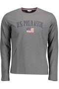 US POLO ASSN. MEN'S LONG-SLEEVE T-SHIRT GREY