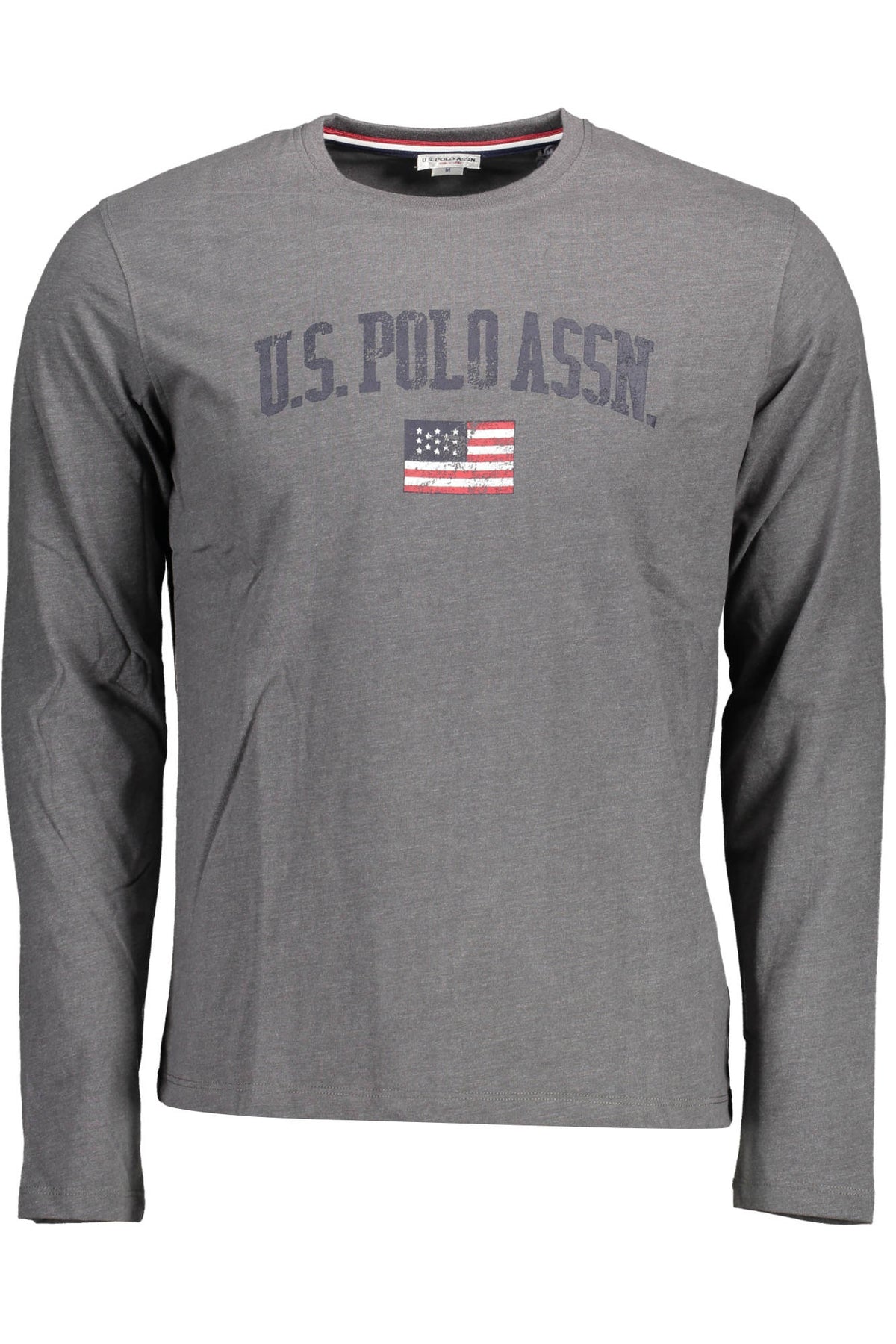 US POLO ASSN. MEN'S LONG-SLEEVE T-SHIRT GREY