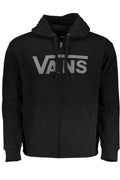 VANS MEN'S BLACK ZIP SWEATSHIRT